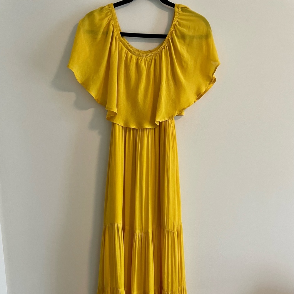 Forever 21 yellow maxi dress